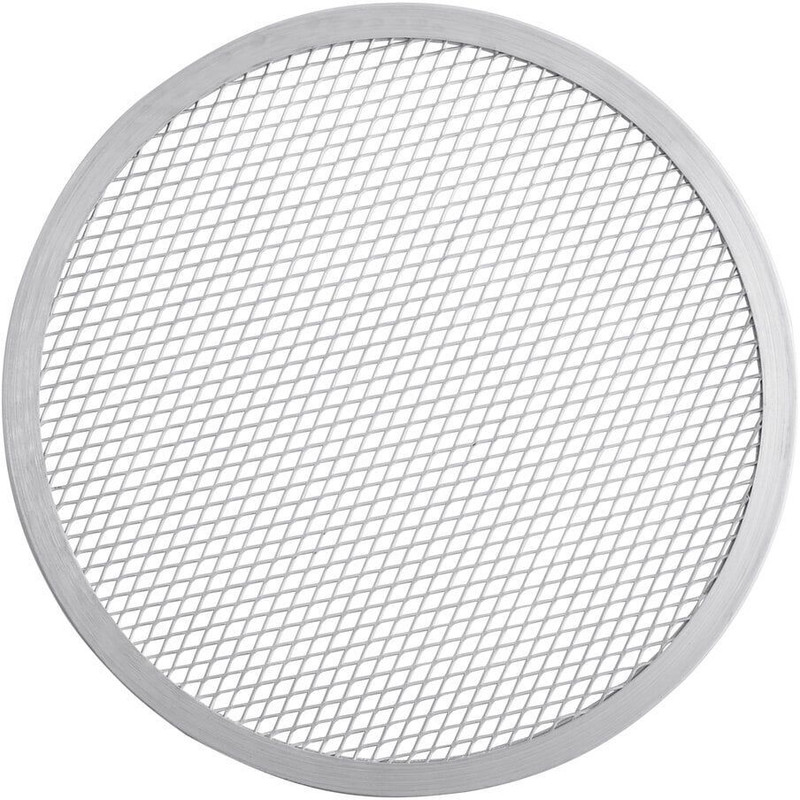KitchenCarton Premium Quality Aluminium Pizza Screen 9 Inch | Crisp Crust Baking Plate Pizza Tray