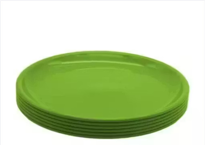 FROTOOL dinner plate green Dinner Plate(Pack of 6)