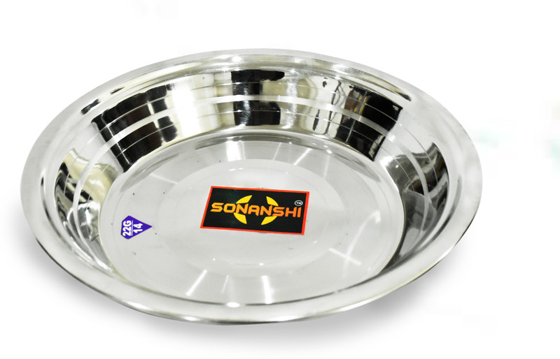 Sonanshi Stainless Steel Heavy Atta Paraat Paraat(Pack of 2)