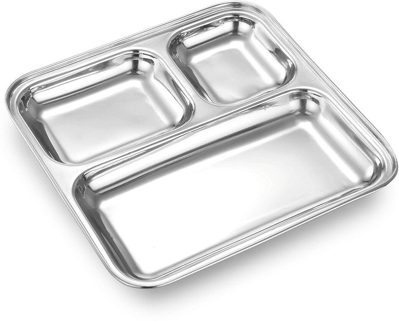 Inaara PAV BHAAJI PLATE Sectioned Plate