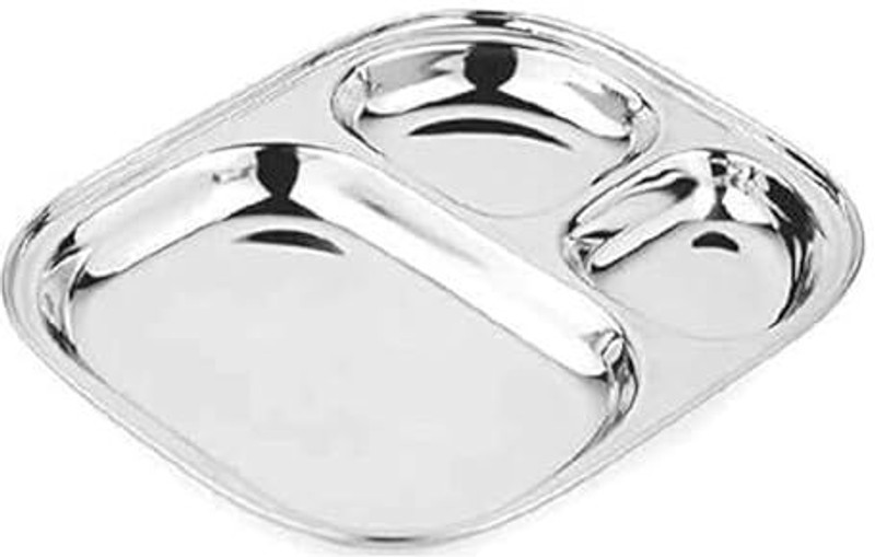 Finetouch PAV BHAJI PLATE Sectioned Plate