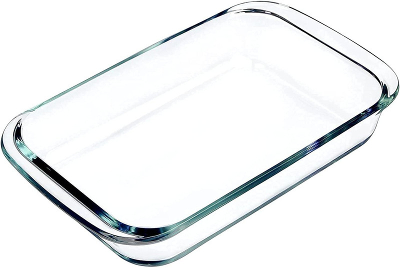 merdwal Baking Tray for Microwave Oven, Oven Safe Cookware, Baking Dish for Oven 1 litre Baking Dish(Microwave Safe)