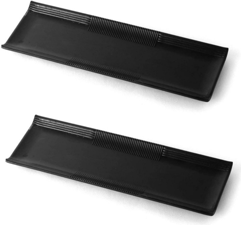 PKMSHO Black melamine dosa, chutney,serving plate 2pc (2 Chutney Plate) Tray(Pack of 2, Microwave Safe)