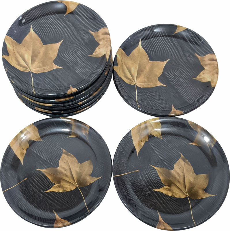 Inpro Melamine Small Quarter Plate Set of 12- Perfect for Dining, Serving and Kitchen Quarter Plate(Pack of 12)