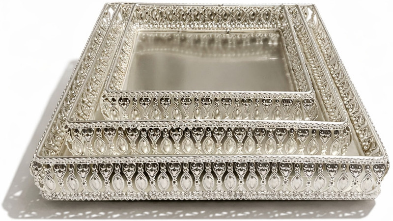 DEKORAHDESIGNS DD#324 Tray(Pack of 3)