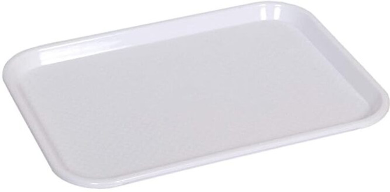 Kanha Food Grade Plastic Trays for Kitchen (16 X 12 Inches, White) Tray