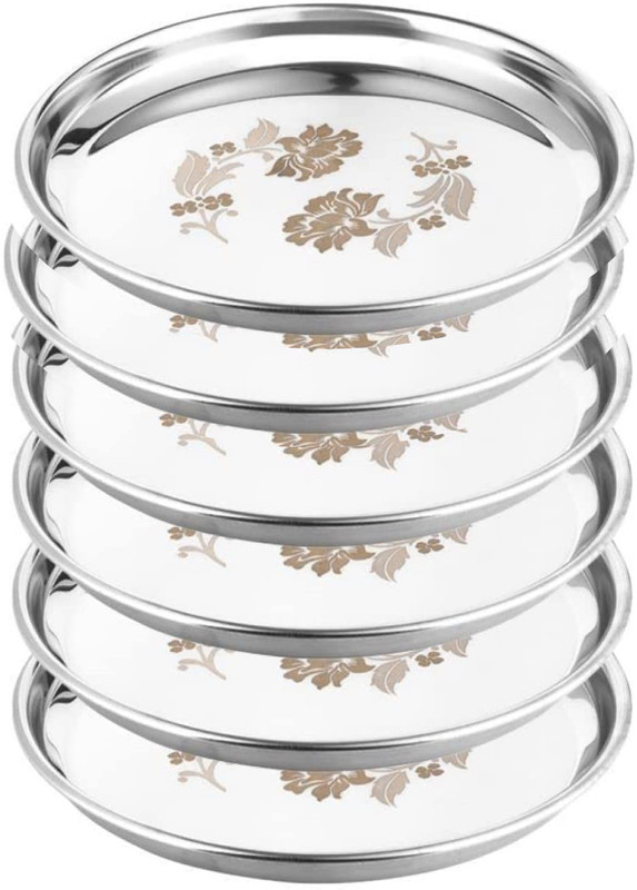 LEROYAL Modern & Trendy Dinner Plate(Pack of 6)