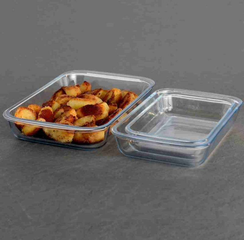 Armin Baking Dish Baking Dish(Pack of 2, Microwave Safe)
