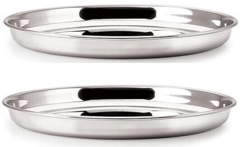 Shree GRB DINNER ROUND PLATE 2 PICS GRB 94 Dinner Plate(Pack of 2, Microwave Safe)