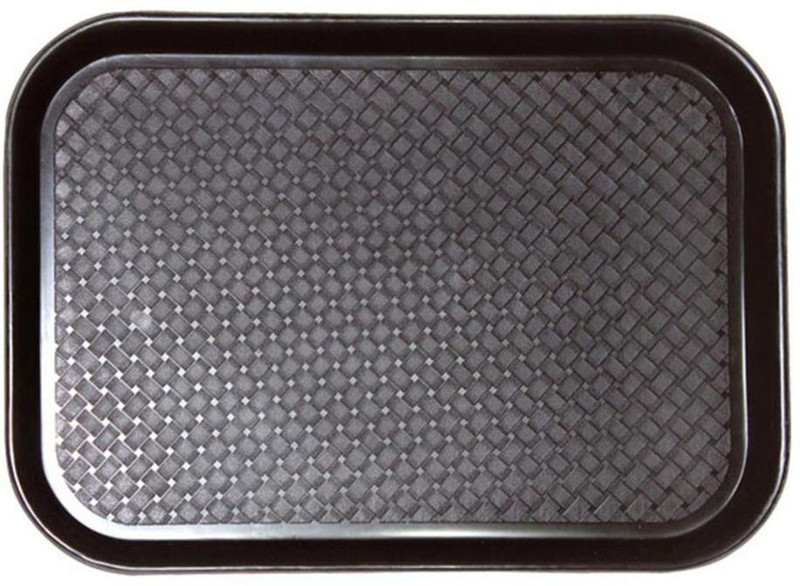 Everbuy Exclusive Decorative Kitchen Organizer Breakfast, Plastic Serving Tray 11 inch x 14 inch Tray