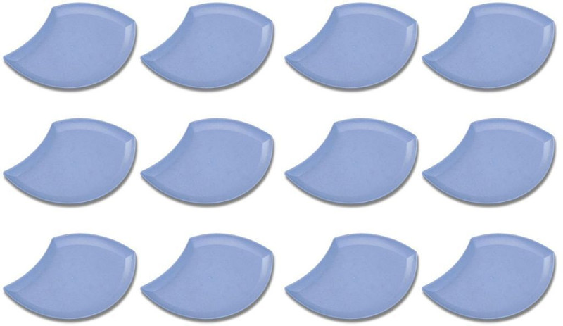 Sugaalsu Eco-Friendly Wheat Straw Tray Reusable, Lightweight and Durable for Everyday U Pizza Tray(Pack of 12)