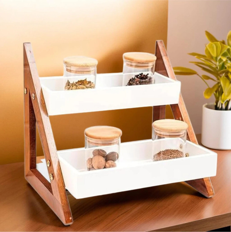 ANZ Wooden Multipurpose Kitchen organizer Tray