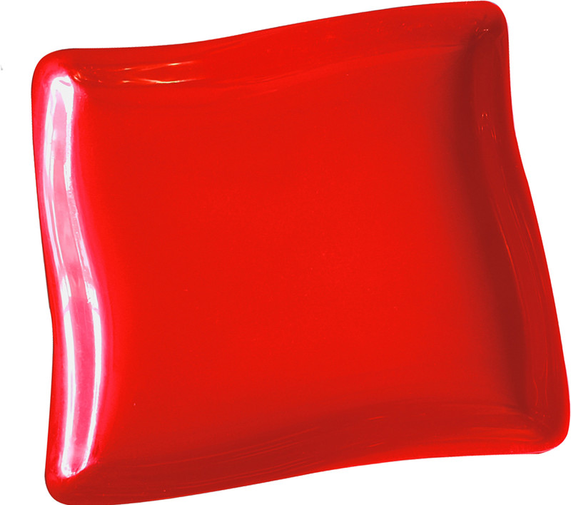 Hospitality Paulsons Dinner Full Serving Twist/Wavy Plate 10"X10" Curvy Design Servin Plate Plate Warmer(Dinner Full Serving Twist Plate)