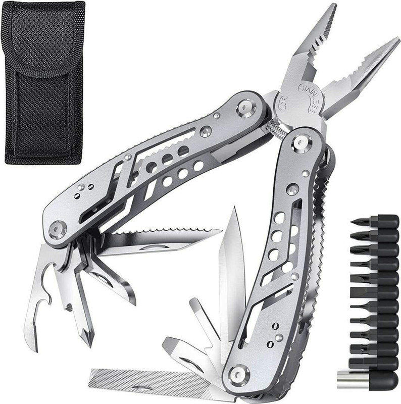 FOBIXEN 24 in 1 Foldable Multi Utility Pliers Pincer Plier(Length : 6 inch)
