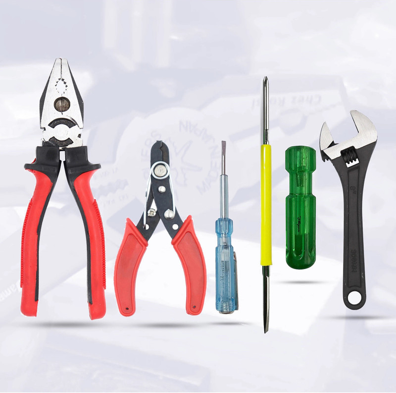 Hillgrove HGCM377M1 8"inch Combination Plier with Adjustable Wrench and Hand Tools Lineman Plier(Length : 8 inch)