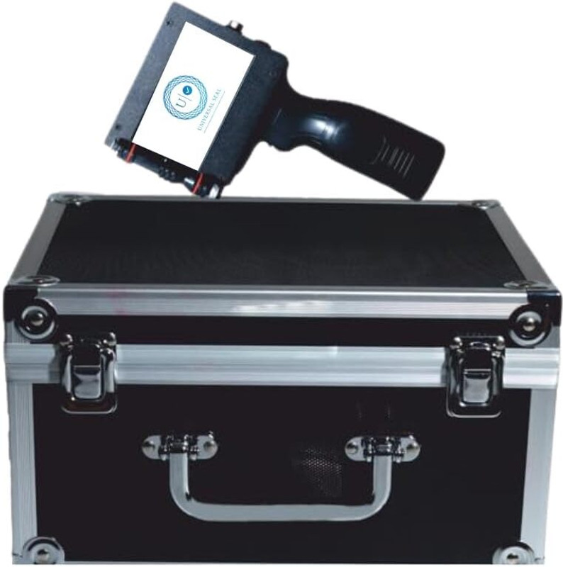 universalseal UPS Handheld Smart Date Coder Inkjet Printer 12.7mm Handheld TIJ Inkjet Printer | Batch & Date Coding Machine