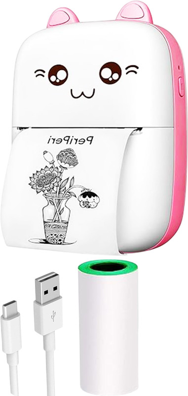 HINATA Pocket Size Photo Mobile Printer Machine for Students, Home THERMAL