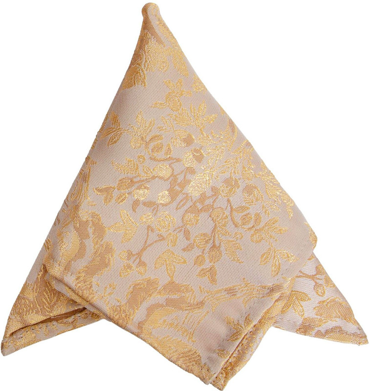 To The Nines Self Design Jacquard Pocket Square