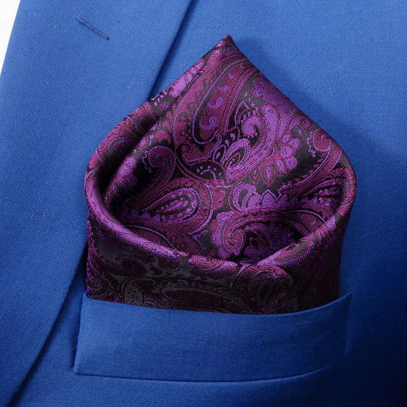 To The Nines Printed Cotton Silk Pocket Square