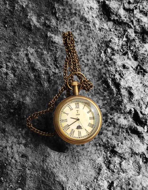 Maharana vintage star Antique brass pocket watch 000027 Brass polish Brass Pocket Watch Chain