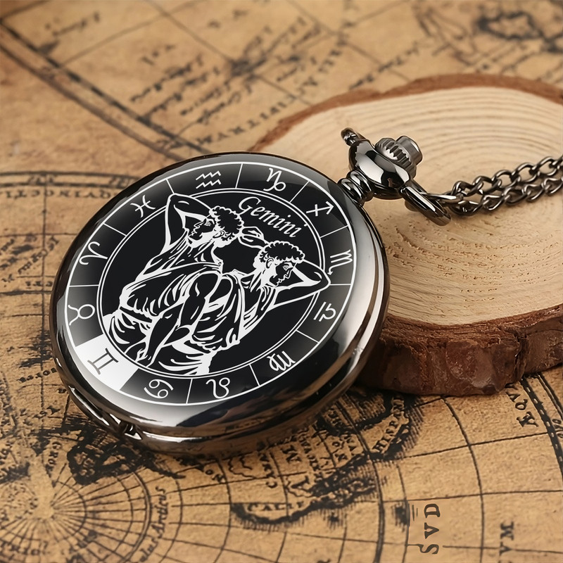Tiny Tim Royal Black Gandhi Style Premium Gift Hindu Theme Jai Shree Krishna Engraved Car Bike Home Key Chain & Key Ring Best Gift for Men & Women Special Occasions Bronze Metal Pocket Watch Chain
