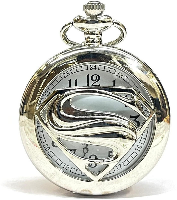 Mubco USS Constitution Pocket Watch Keychain Quartz Analog Vintage Collectible USS_01 Silver Metal Pocket Watch Chain