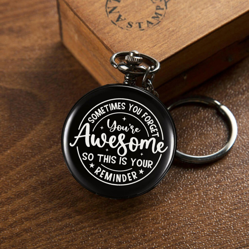 GT Gala Time Premium I Love You Every Day from My Heart Theme Antique Black Pocket Watch Key Chain with Key Ring Car Bike Key Chain Anniversary Gift for Men & Woman Black Metal Pocket Watch Chain