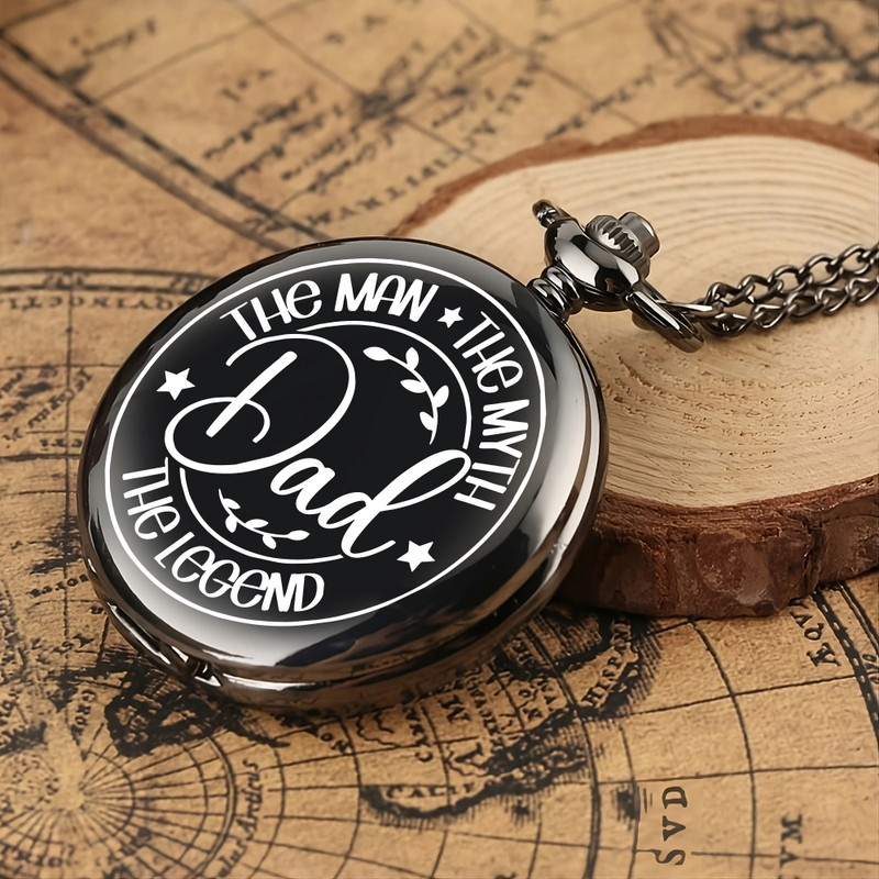 Classic Quirk Royal Gandhi Style Premium Rakshabandhan Theme To My Brother Quote Engraved Key chain with Key Ring Car, Bike for Men & Woman Best Gift Black Metal Pocket Watch Chain