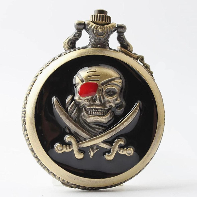 Mubco Antique Style Heart Shape Quartz Pocket Watch Keychain Vintage Collectible Gift HS_01 Bronze Metal Pocket Watch Chain