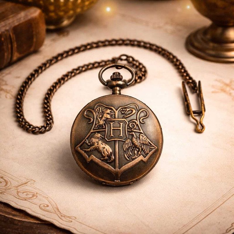 DECLASSE Style Engraved Pocket Watch with Chain – Classic Style Engraved Pocket Watch with Chain – Classic NA METAL Pocket Watch Chain