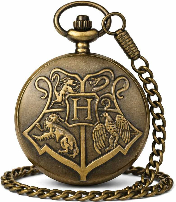 Sooms Vintage Engraved Crest Design Classic Timepiece Vintage Engraved Crest Design Classic Timepiece NA METAL Pocket Watch Chain