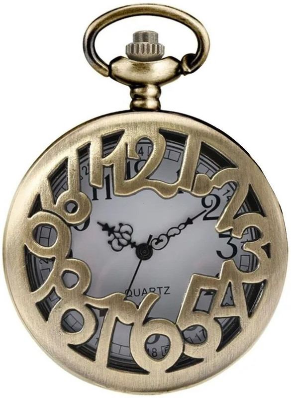 Mubco Antique Style Superman Design Pocket Watch Keychain Showpiece | Gift Collatable Bronze Metal Pocket Watch Chain
