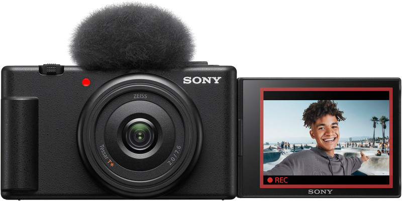 SONY ZV-1F Vlog Camera for Content Creators and Vloggers  (20.1 MP, Blank Optical Zoom, 4x Digital Zoom, Black)