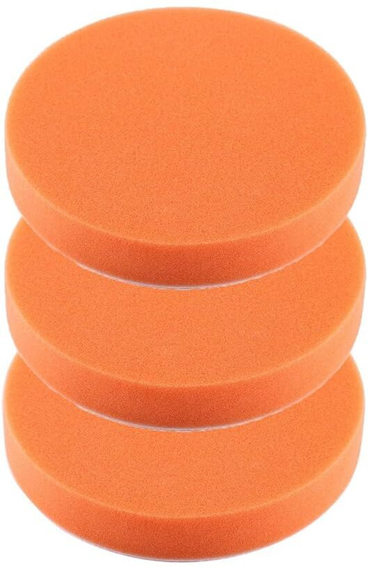 Inditrust 7inch Plane Sponge Wheel polishing pad Waxing Wheel pad (Pack of 3) Glass Polisher(7 inch)