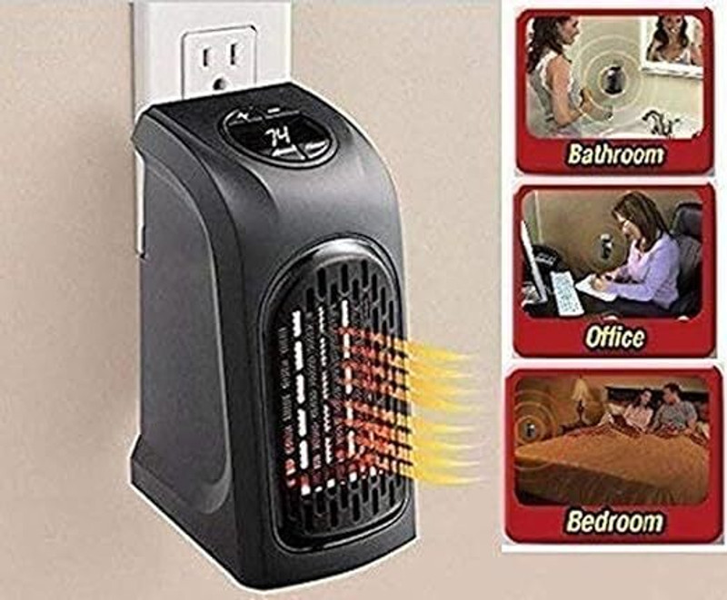 Kabrela 400Watt Handy Room Heater Fan Room Heater handy heater(Black)