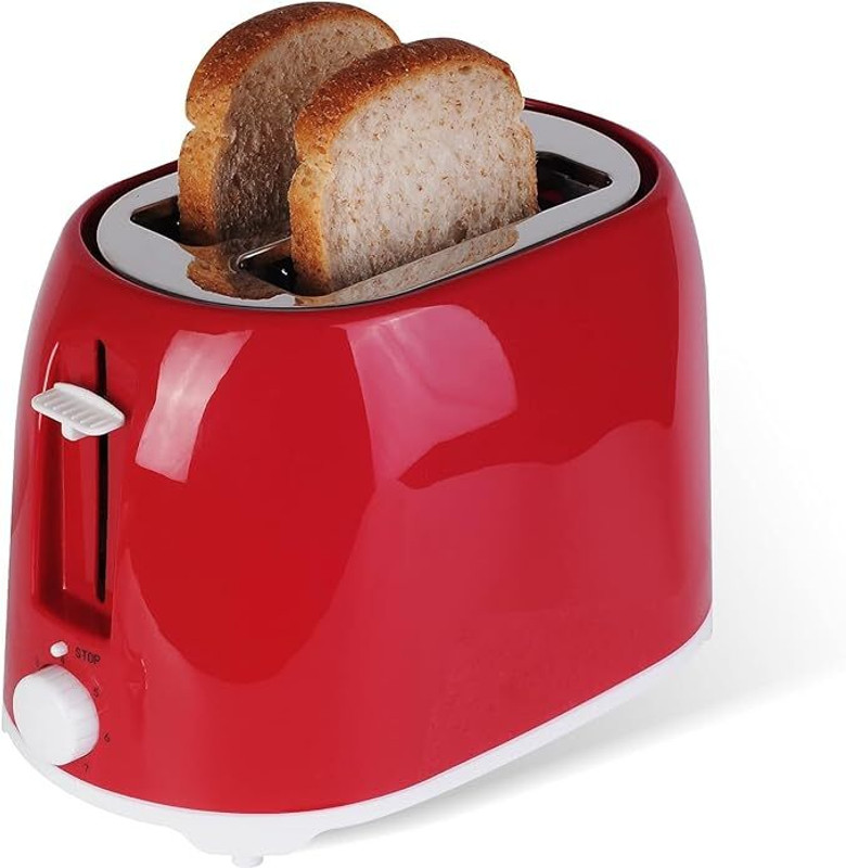 Lipzie 2-Slice Toaster with Extra-Wide Slots 220 W Pop Up Toaster(Multicolor)