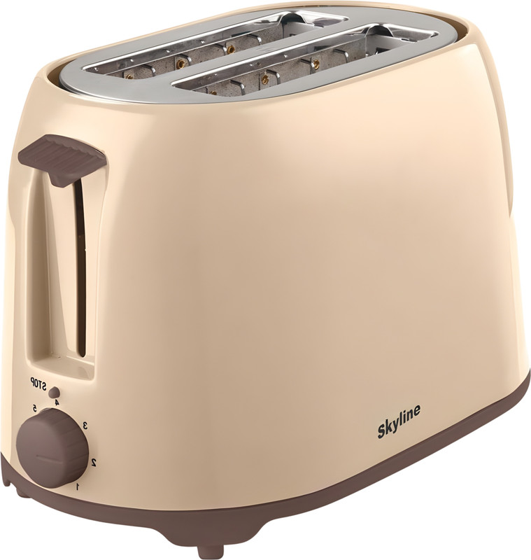 SKYLINE VTL-7000 750 W Pop Up Toaster(Beige)