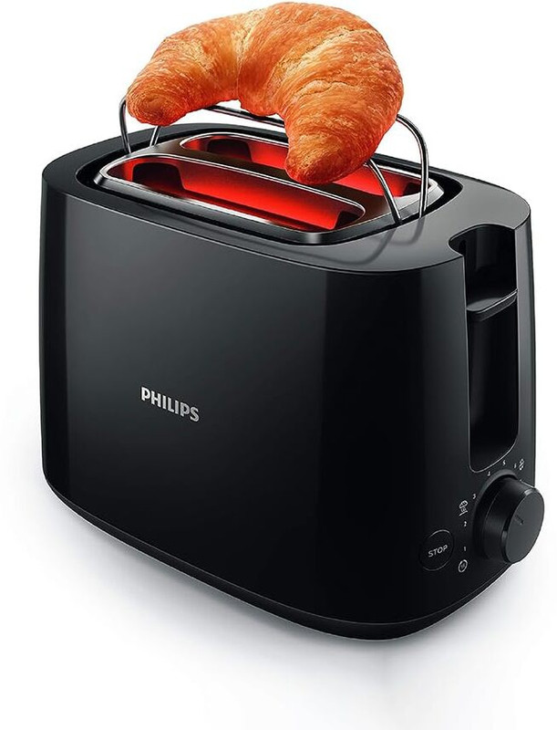 PHILIPS HD2583/90 600 W Pop Up Toaster(Black)