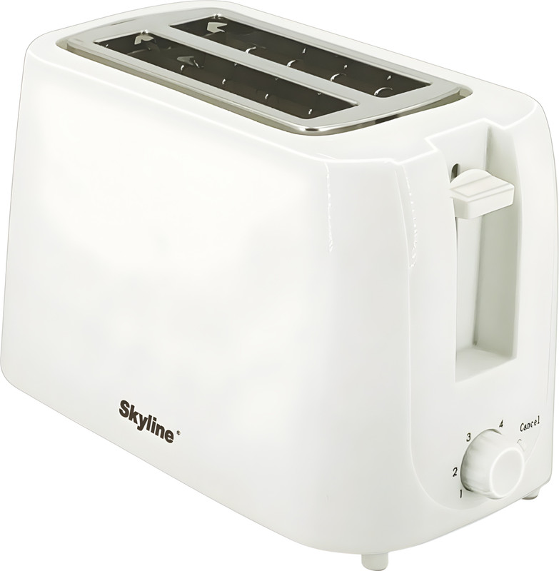 SKYLINE VTL-7022 750 W Pop Up Toaster(White)