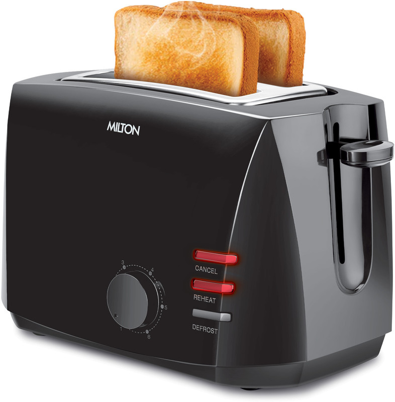Milton CELAPUT001BLCK0001 800 W Pop Up Toaster(Black)