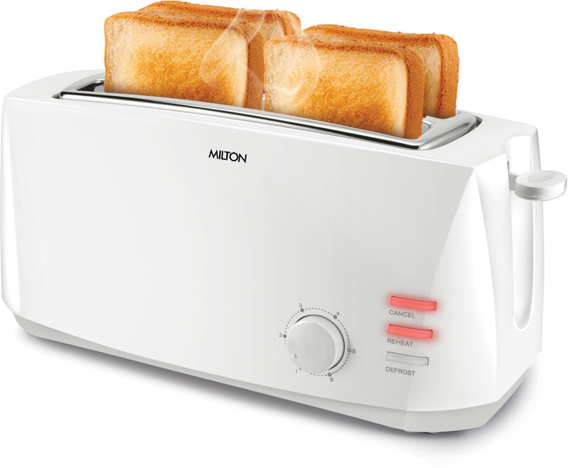 Milton CELAPUT002WHTE0001 1400 W Pop Up Toaster(White)