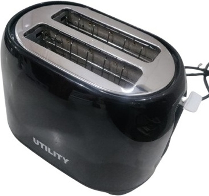 Khushu POP UP 2 SLICE BLACK 750 W Pop Up Toaster(Black, Red)