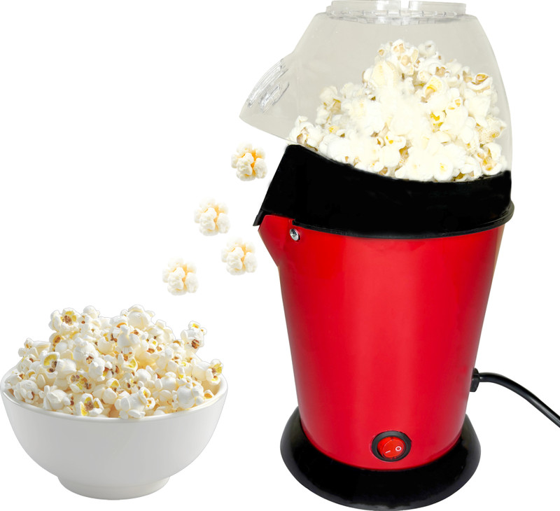 Vincentvolt Measuring Cup, Fast Popping, BPA-Free, Red Hot Air Popcorn Popper Maker Oil Free Electric Popcorn Machine 65 g Popcorn Maker(Red)