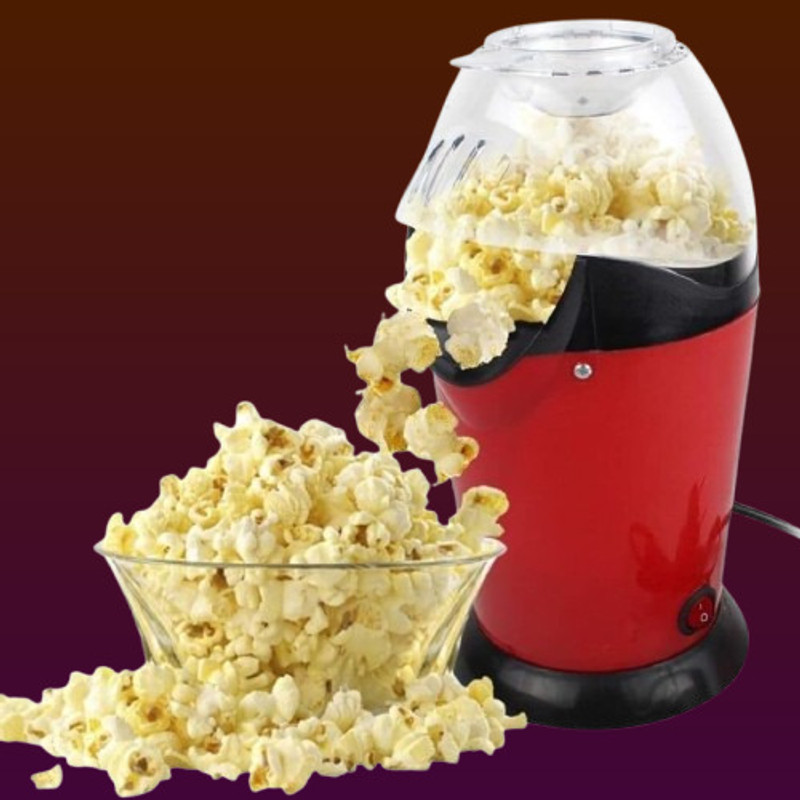 Lunvix Heated Blower Corn Device popcornmaker333 300 L Popcorn Maker(Multicolor)