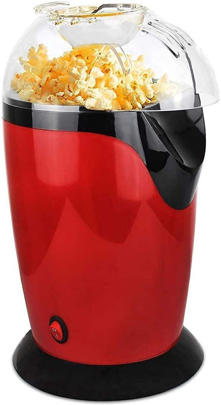 QueryZen Hot Air corn, per Electric Machine Snack Maker 2513 200 g Popcorn Maker(Red)