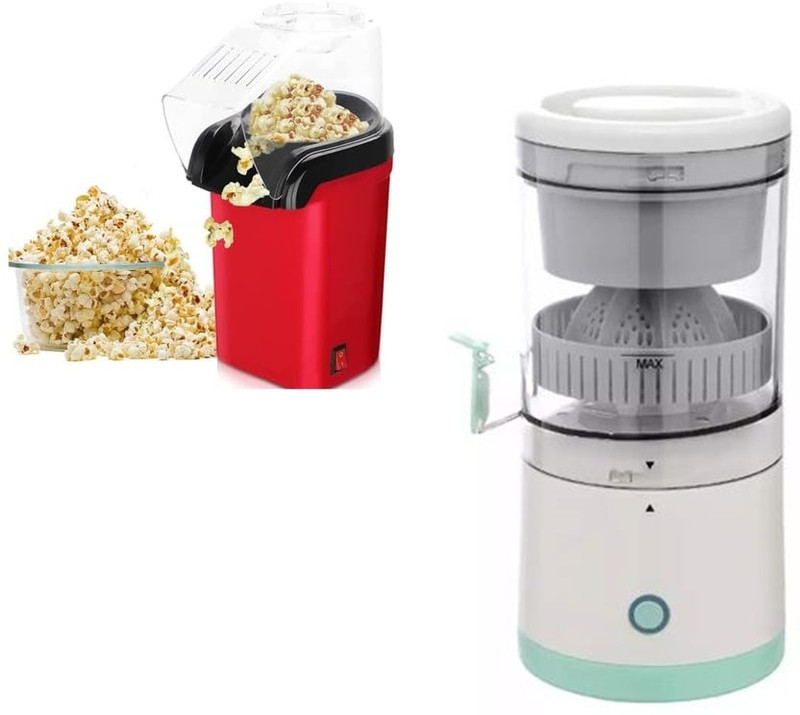 TechKing C1061.55ABG40.Pop.Maker+2377.Juicer 5 L Popcorn Maker(Red)