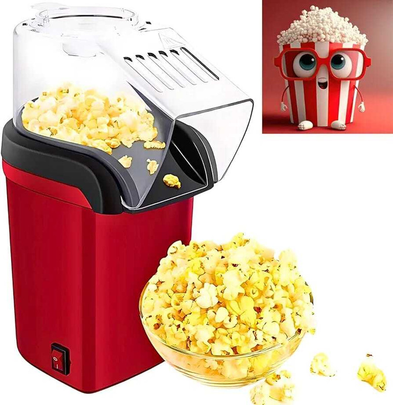 MPM 400ML MINIJOY EASY POPCORN MAKER PM-1200 400 ml Popcorn Maker(Red)