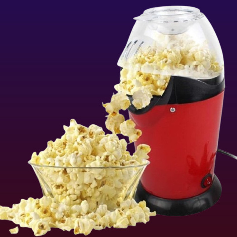 Rudbrax Hot Air Popcorn Device popcornmaker3 300 L Popcorn Maker(Multicolor)