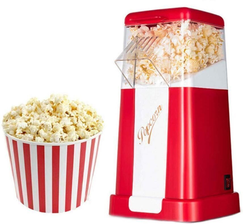 Chenna Portable 1200W Electric Automatic Popcorn Popper Machine 500 ml Popcorn Maker(Multicolor)