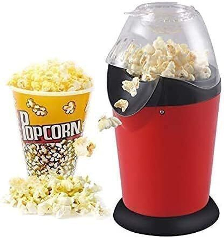 WIZMATE Quick Pop Hot Air Popcorn Maker – 3-Min Fast Popping, Oil-Free Healthy Snack 1.5 L Popcorn Maker(Multicolor)